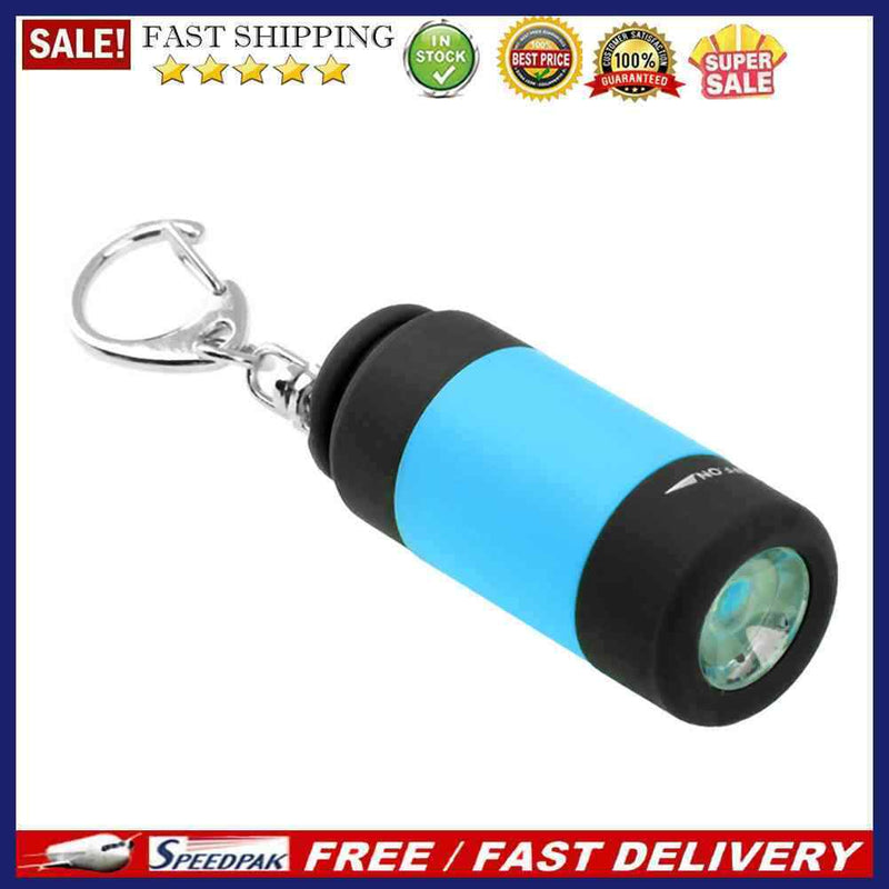LED Mini Flashlight Torch Portable Key Chain 50mAh Emergency Camp Hiking Lights