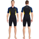 DIVE SAIL Neoprene Scuba Snorkel Swimming Men Body Wetsuits (Yellow L)