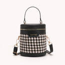 Female Leopard Pattern Shoulder Bag Women Zipper Mini Casual Top-Handle Bag