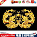 5D DIY Full Drill Diamond Painting 2 Dragons Cross Stitch Embroidery Mosaic