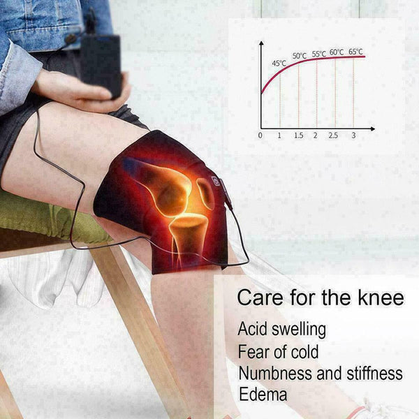 Electric Heating Knee Pads Thermostat USB Charging M9M0 Kneecaps O7A6 HXW T5Z0