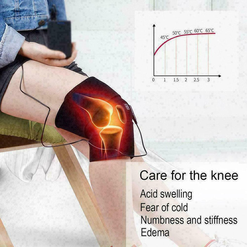 Electric Heating Knee Pads Thermostat USB Charging M9M0 Kneecaps O7A6 HXW T5Z0