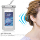 Waterproof Protective Phone Case Diving Touch Screen Mobile Bag (White)