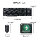 Computer Mouse Cracked Decorative Pattern Keyboard Mouse Combos Gaming keyboard