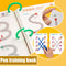 Kids Learn To Write, Tracing Practice & Wipe Books Kids Fun Practice Educationa`