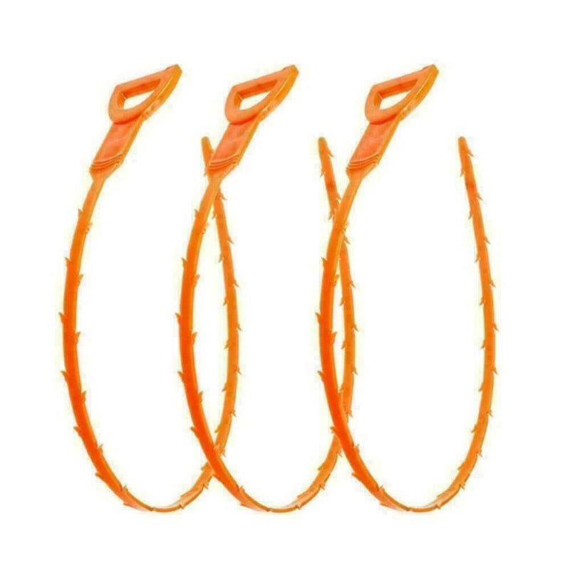 1xSewer Cleaning Brush Home Toilet Sink Tub Bendable C8B8 DIY Hair Pipe X3D5