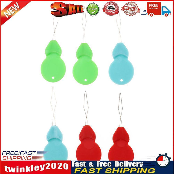 10pcs/set Gourd DIY Automatic Needle Threader Garment Sewing Thread Guide Newly