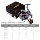 Spool Spinning Fishing Reel Ball Bearings Carp Saltwater Bass Wheel (4000) Newly