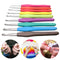 1 Set TPR Crochet Hook Yarn Knitting Case Needle Sewing Gauge Scissors Tool