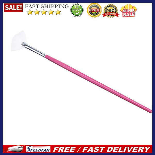 Fan Shape Nail Brush Dust Glitter Powder Remover Pen Nail Art Makeup Tool