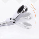 Double End Wrench Flexible Head Combination 72 Teeth Quick Ratchet Spanner