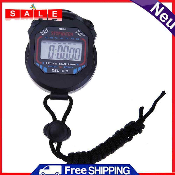 Electronic Stopwatch Digital LCD Chronograph Sports Stopwatch Timer