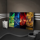 DIY Four Color Animal Needlework Picture Rhinestone Cross Stitch Mosaic Gift Kit