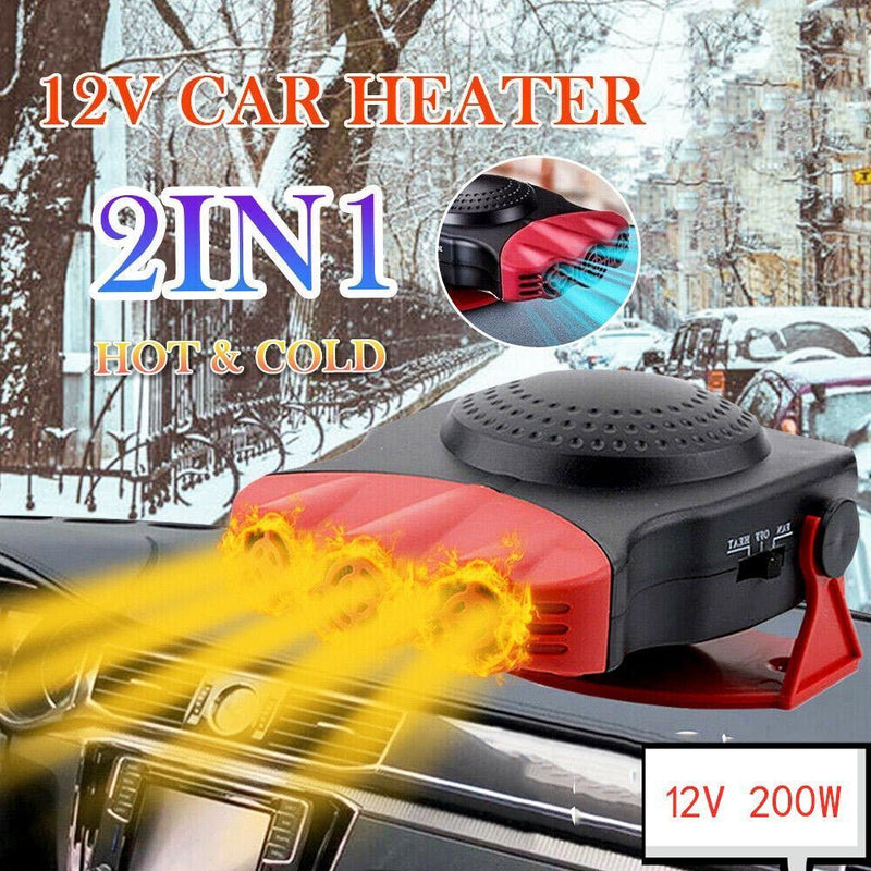 Windscreen Demister Car Van Heater Vehicle Cooling Fan Hot Warm Car Auto Heater