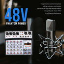 BMG-06D 6 Channels 16 DSP Bluetooth-compatible Audio Mixer (Black EU Plug)