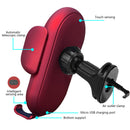 #A Wireless Car Charger Auto Clamping Air Vent Phone Holder Compatible with iP