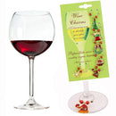 Quality Charming Party Ornaments Wine Glass Ring Christmas Decor Cup Decoration