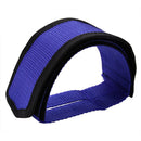 Bike Fixed Gear Pedal Strap Anti-slip Bicycle Extended Foot Straps (Blue) Newly