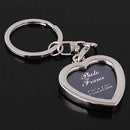 Heart-shaped Photo frame Key Holder key chain bag keyring Gift Pendants I0X1