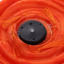 Solar Nylon Lantern Lamp Waterproof Hanging Light Festival Decor (Orange)