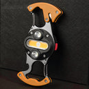 #A Portable COB Work Light Mini Keychain Flashlight Camping Bottle Opener LED Li