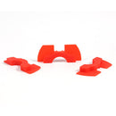 6x Rubber Damping Electric Scooter Vibration Damper for M365 Scooter (Red)