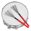 #A 2pcs Drum Sticks Wood Handle Cleaner Drum Brushes Percussion Drum Accessories
