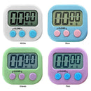 5pcs LCD Digital Timer Magnetic Kitchen Countdown Alarm Clock (Green)