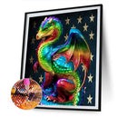 5D DIY Diamond Painting Colorful Pterosaur Full Round Drill Mosaic Art Picture