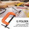 Heavy Duty G Wood Clamp Steel Woodworking Fixture for Carpentry (4 inch)