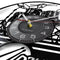 Drum Kit Clock Watch Wall Hanging Wall Clocks Hanging Watch Record Wall Clock