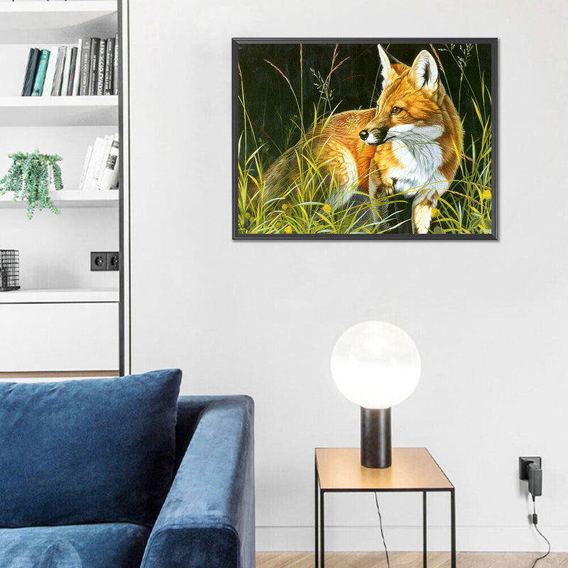 Bushes Animals Oil Paint By Numbers Kit DIY Frameless Drawing for Adults Home
