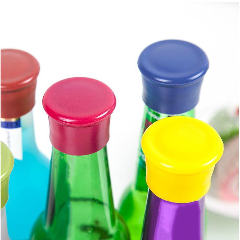Silicone Wine Stoppers Leak Free Wine Bottle Sealers for Beer Bottle Cap