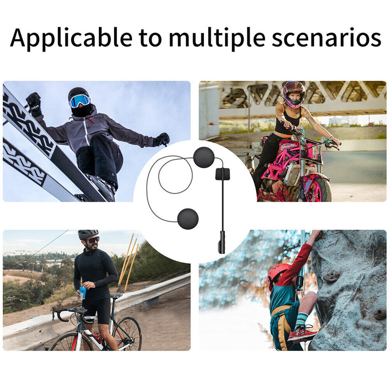 Outdoor Helmet Earphone Automatic Answering Helmet Stereo Music Earphone Newly