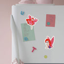 #A 2pcs DIY Refrigerator Magnet Diamond Drawing Full Round Drill Cartoon Decor