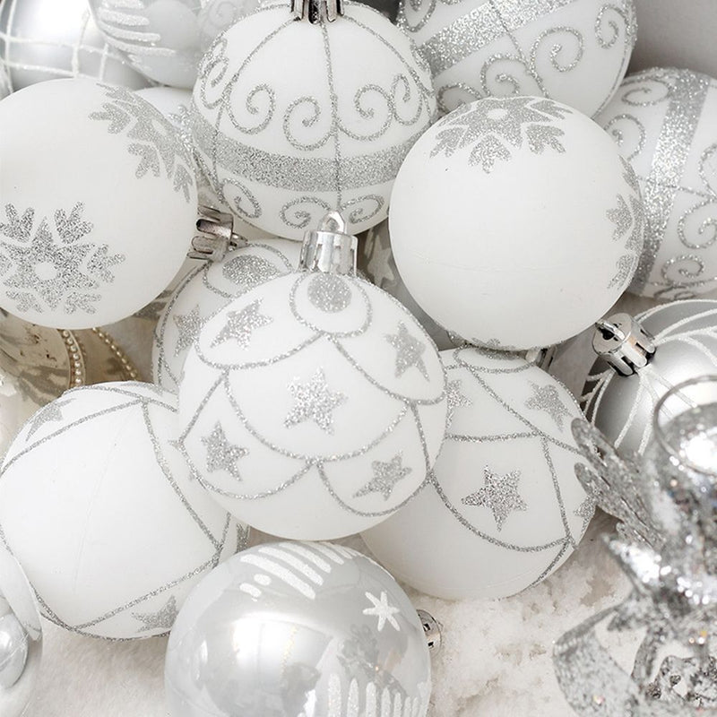 Xmas Ornaments Painted Ball Christmas Decoration Ball Christmas Tree Pendant