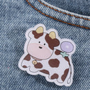 Girls Friends Gifts Boys Makeup Lapel Pins Badges Brooch Anti Light Buckle