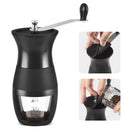 Ceramic ABS Coffee Bean Mill Manual Coffee Grinder Adjustable Knob Setting