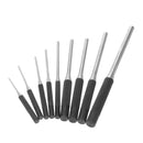 9pcs Multi Size Round Head Pins Set Punch Steel Grip Roll Pins Punch Tool