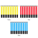 20pcs Fishing Rod Tie Strap Holder Suspenders Hook Cable Cord Belt (Blue)