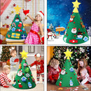 DIY DIY Christmas Tree Toys Artificial Tree Wall Hanging Ornaments Xmas Decor