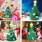 DIY DIY Christmas Tree Toys Artificial Tree Wall Hanging Ornaments Xmas Decor