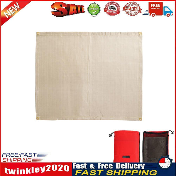 Outdoor Fire Retardant Blanket Fireproof Thermal Resistant Mat (M 80x60cm) Newly
