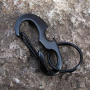 Quick Release Climbing Accessories D-type Metal Outdoor Carabiner EDC Tool Clip