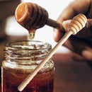 Long Handle Wood Honey Spoon Mixing Stick Jar Coffee Milk Tea Kitchen Suppl