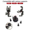 25mm 1 inch Ball Adapter with 1/4 inch Threaded Bolt for Action Camera Phone