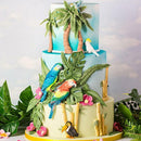 Palm Cake Mould Tropical Tree Leaf Fondant Leave Sugarcraft Silicone Baking Mold