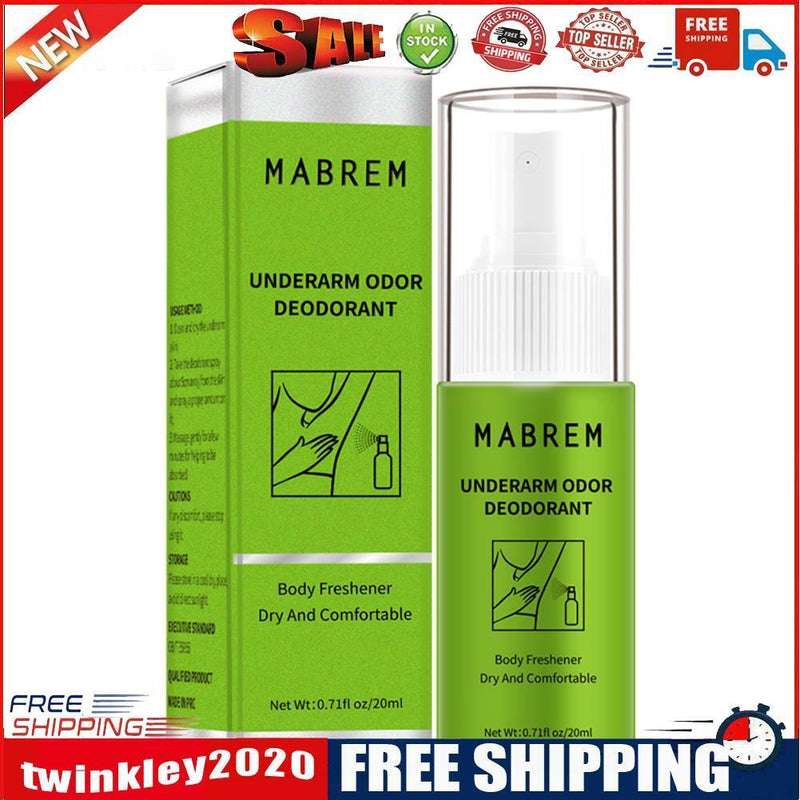 Odor Remover Spray Anti Body Odor Sweat Liquid Lasting Refreshing Deodorant