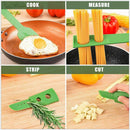 8 in 1 Versatile Kitchen Spatula Set, Spoon Colander Cooking Gadget for Cut Mash
