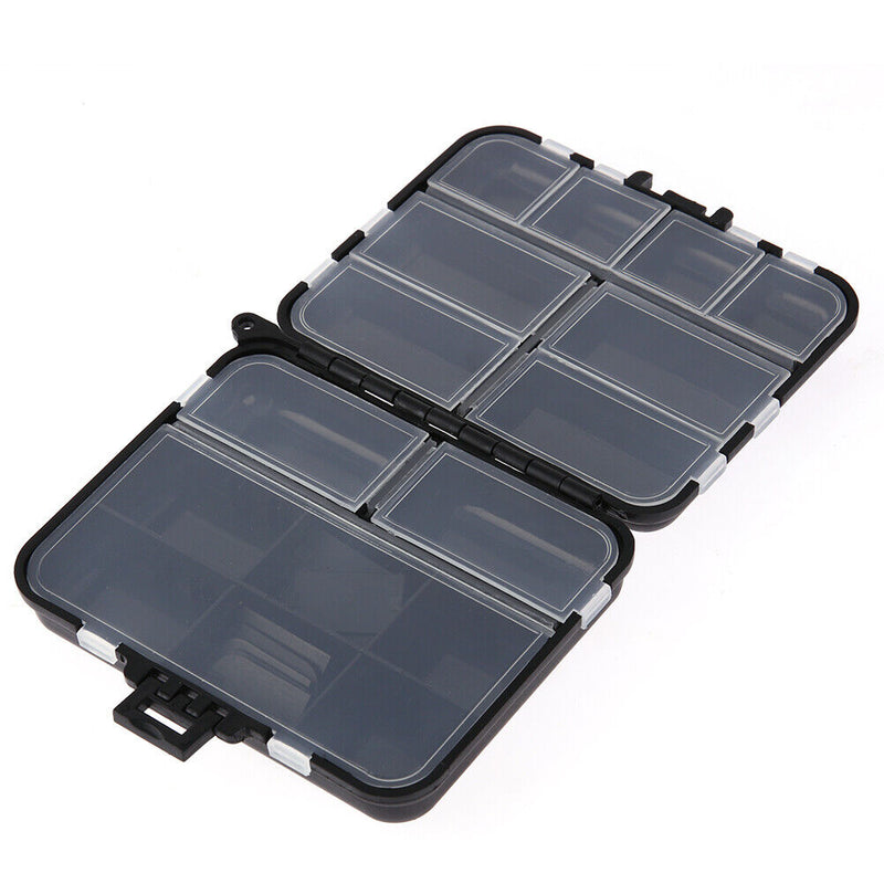 16 Compartment Fishing Tackle Box Fish Bait Holder Box Portable Fishing Hook